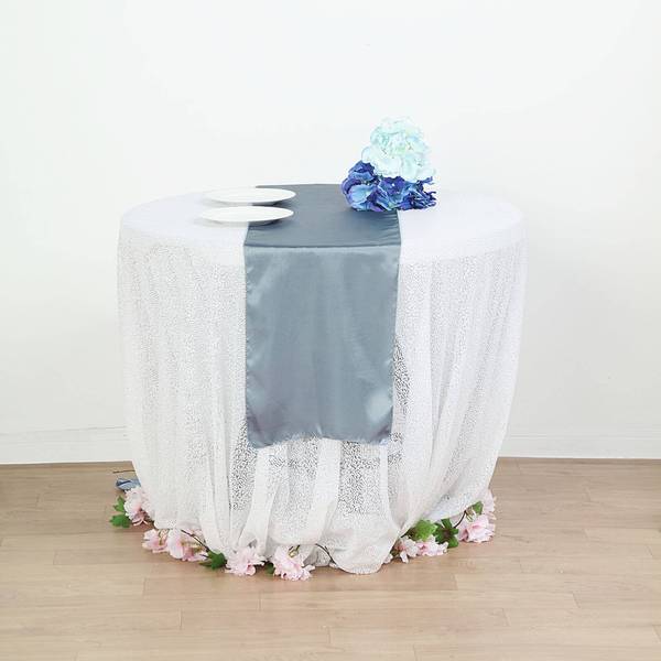12x108" Satin Table Top Runner Wedding Decorations