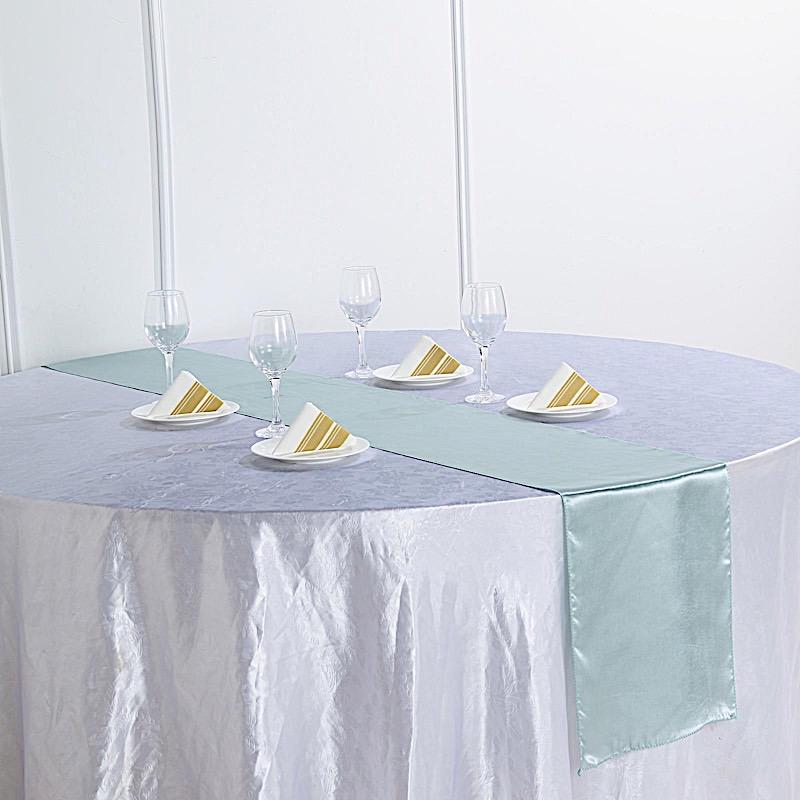 12x108" Satin Table Top Runner Wedding Decorations
