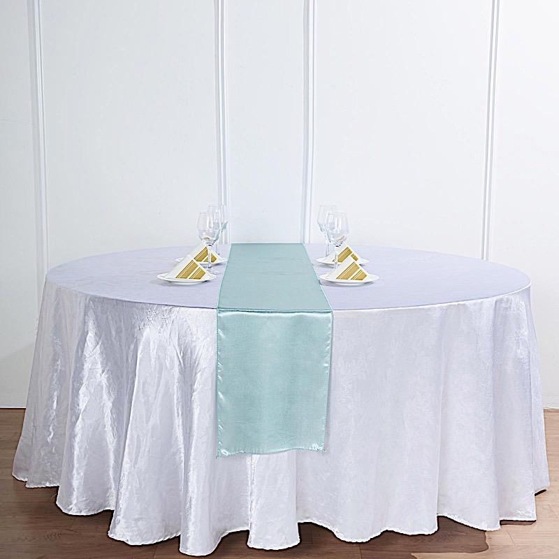 12x108" Satin Table Top Runner Wedding Decorations