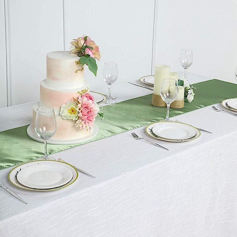 12x108" Satin Table Top Runner Wedding Decorations