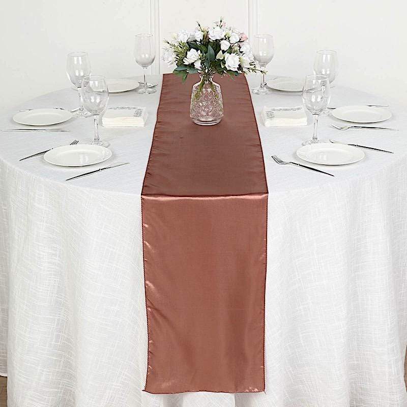 12x108" Satin Table Top Runner Wedding Decorations