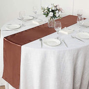 12x108" Satin Table Top Runner Wedding Decorations