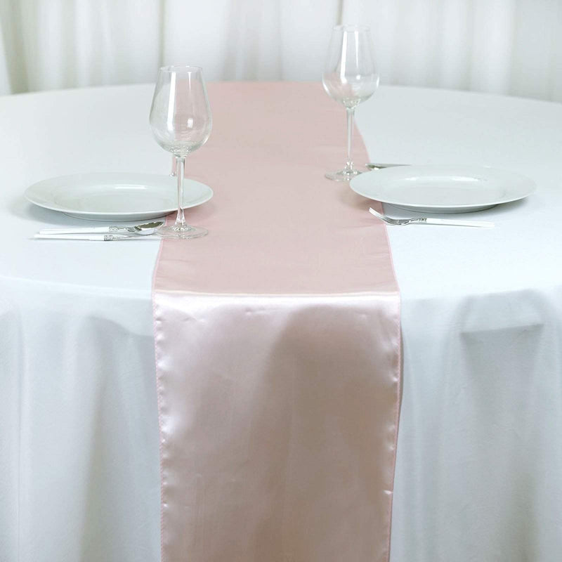 12x108" Satin Table Top Runner Wedding Decorations