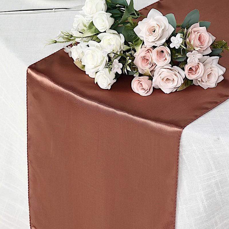 12x108" Satin Table Top Runner Wedding Decorations