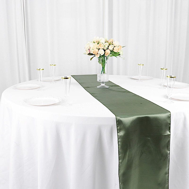 12x108" Satin Table Top Runner Wedding Decorations