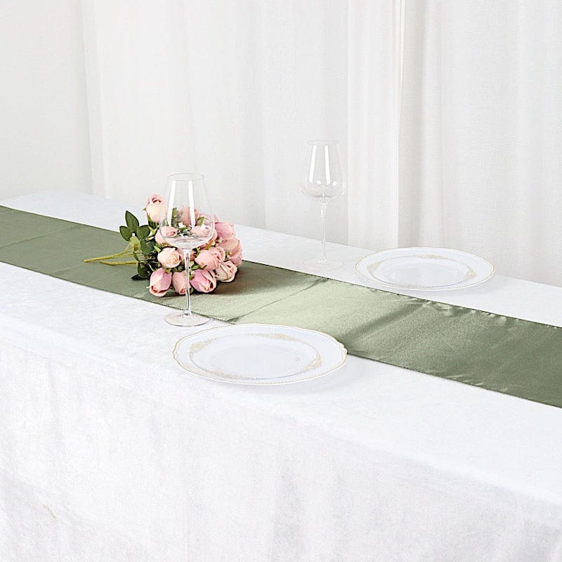 12x108" Satin Table Top Runner Wedding Decorations