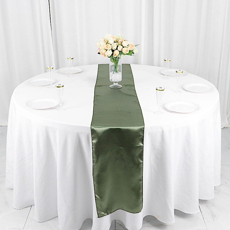 12x108" Satin Table Top Runner Wedding Decorations