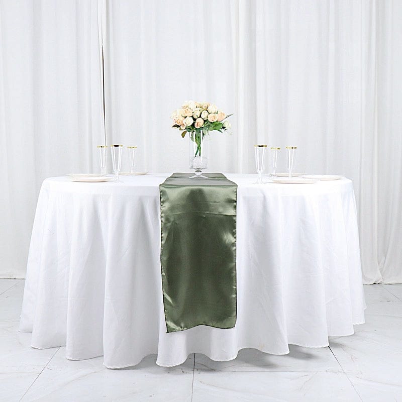 12x108" Satin Table Top Runner Wedding Decorations