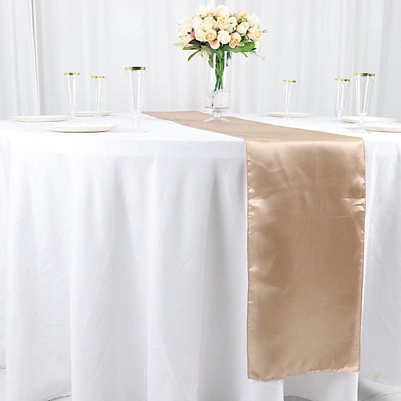 12x108" Satin Table Top Runner Wedding Decorations