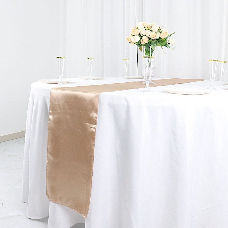 12x108" Satin Table Top Runner Wedding Decorations
