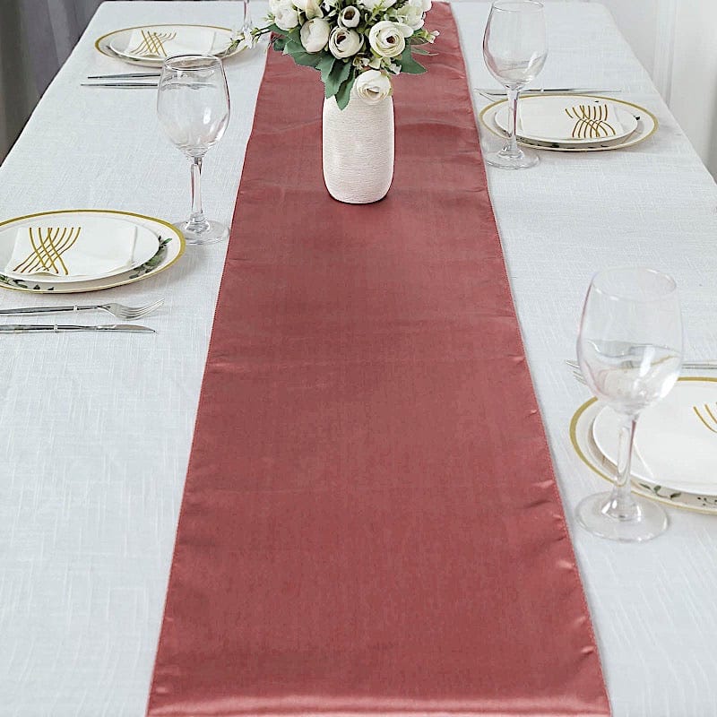12x108" Satin Table Top Runner Wedding Decorations