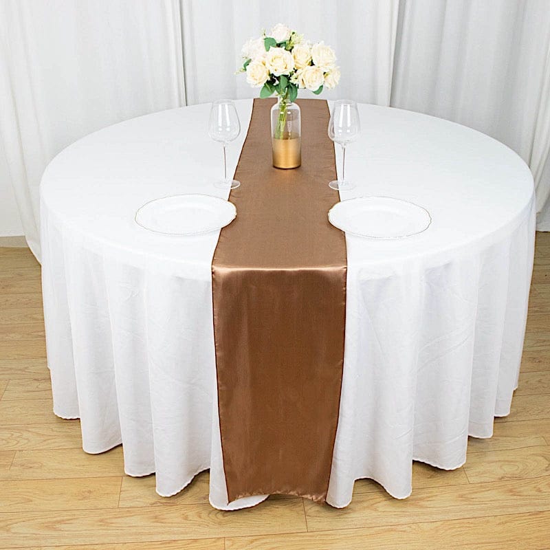 12x108" Satin Table Top Runner Wedding Decorations