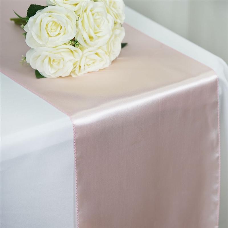 12 x 108 inches Satin Table Top Runners