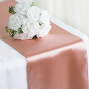 12x108" Satin Table Top Runner Wedding Decorations RUN_STN_MAUV