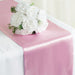 12x108" Satin Table Top Runner Wedding Decorations RUN_STN_PINK