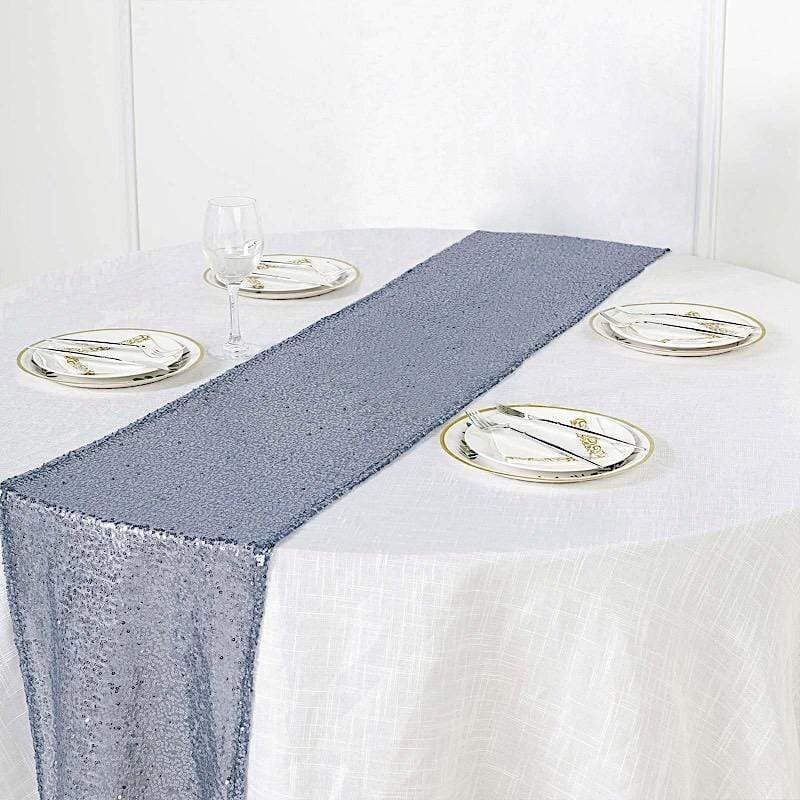 12x108" Sequined Table Runner Wedding Decorations