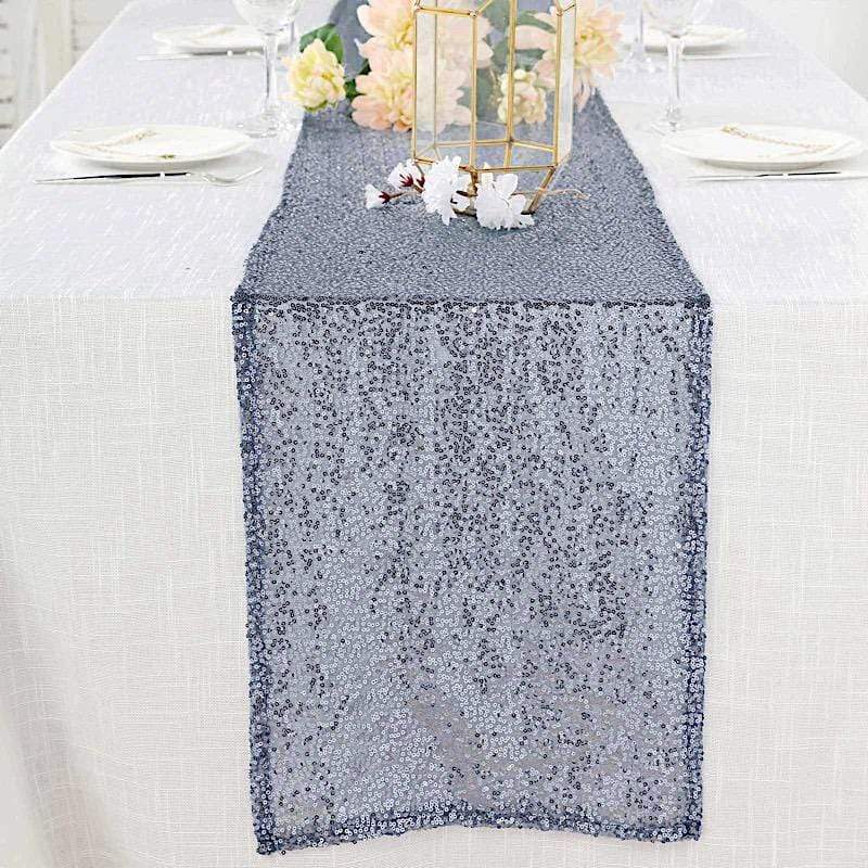 12x108" Sequined Table Runner Wedding Decorations