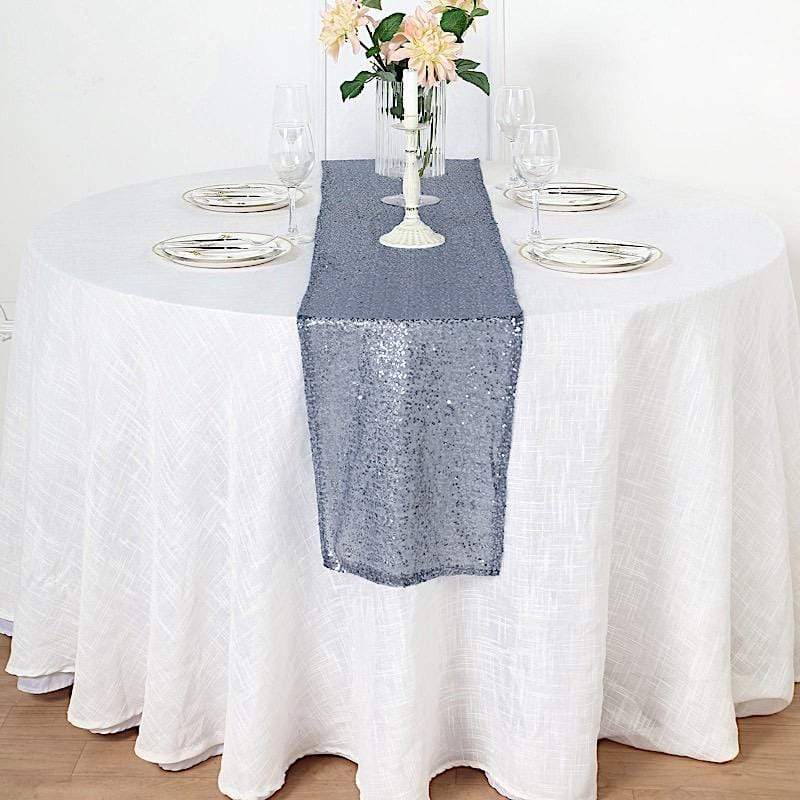 12x108" Sequined Table Runner Wedding Decorations