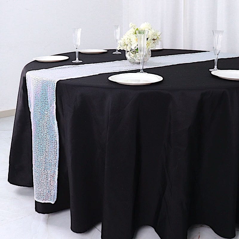 12x108" Sequined Table Runner Wedding Decorations