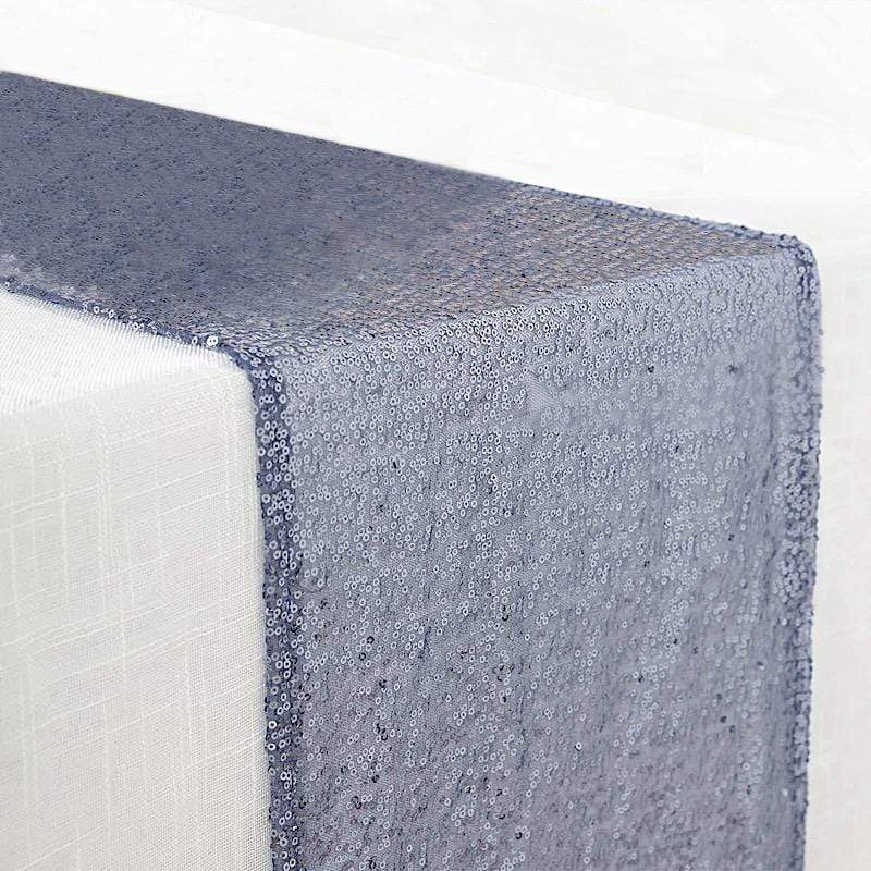 12x108" Sequined Table Runner Wedding Decorations RUN_02_086