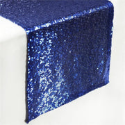 12x108" Sequined Table Runner Wedding Decorations RUN_02_NAVY