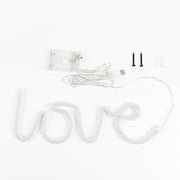 13" Love Neon Sign LED Backdrop Hanging Wall Decor Lights - Warm White LED_NEOSIGN02_LOVE_CLR