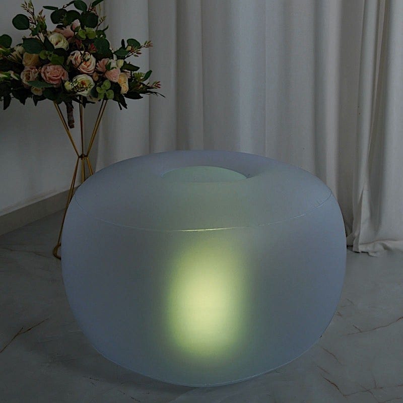 13" x 22" Air Candy Battery Operated Light Up Inflatable Chair LED Furniture - Assorted LED_FURN_CHAIR_02_S