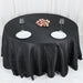132" Accordion Crinkled Taffeta Round Tablecloth