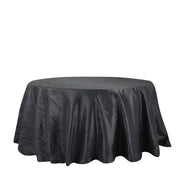 132" Accordion Crinkled Taffeta Round Tablecloth