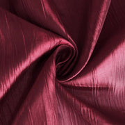 132" Accordion Crinkled Taffeta Round Tablecloth