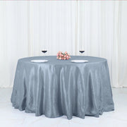 132" Accordion Crinkled Taffeta Round Tablecloth