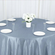 132" Accordion Crinkled Taffeta Round Tablecloth