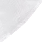 132" Accordion Crinkled Taffeta Round Tablecloth