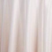 132" Polyester Round Tablecloth Wedding Party Table Linens - Blush TAB_136_046_POLY
