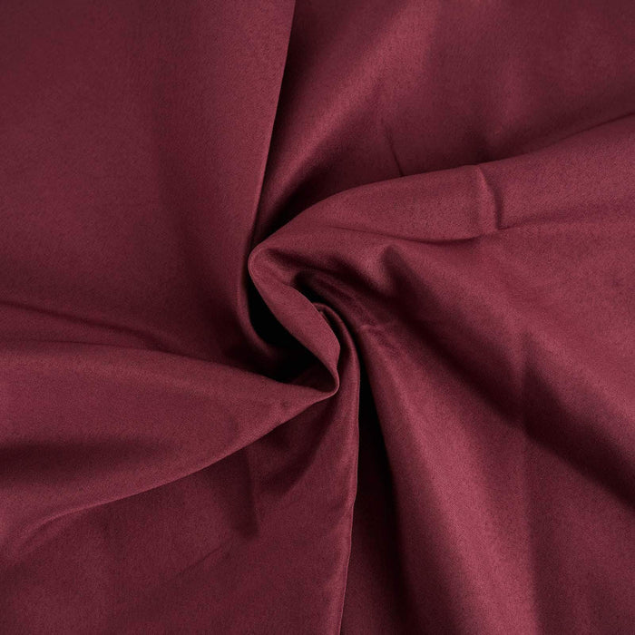 132" Polyester Round Tablecloth Wedding Party Table Linens - Burgundy TAB_136_BURG_POLY