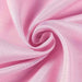 132" Polyester Round Tablecloth Wedding Party Table Linens - Pink TAB_136_PINK_POLY