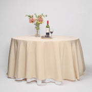 132" Polyester Round Tablecloth Wedding Party Table Linens