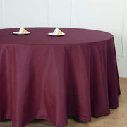 132" Polyester Round Tablecloth Wedding Party Table Linens