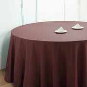 132" Polyester Round Tablecloth Wedding Party Table Linens