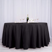 132" Polyester Round Tablecloth Wedding Party Table Linens