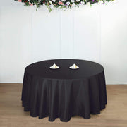 132" Polyester Round Tablecloth Wedding Party Table Linens