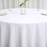 132" Polyester Round Tablecloth Wedding Party Table Linens