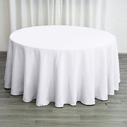 132" Polyester Round Tablecloth Wedding Party Table Linens