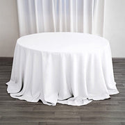 132" Polyester Round Tablecloth Wedding Party Table Linens