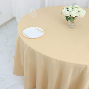 132" Polyester Round Tablecloth Wedding Party Table Linens