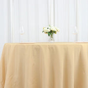 132" Polyester Round Tablecloth Wedding Party Table Linens