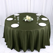 132" Polyester Round Tablecloth Wedding Party Table Linens