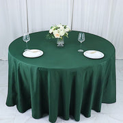 132" Polyester Round Tablecloth Wedding Party Table Linens