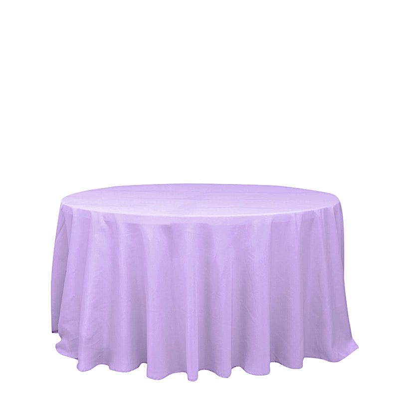 132" Polyester Round Tablecloth Wedding Party Table Linens
