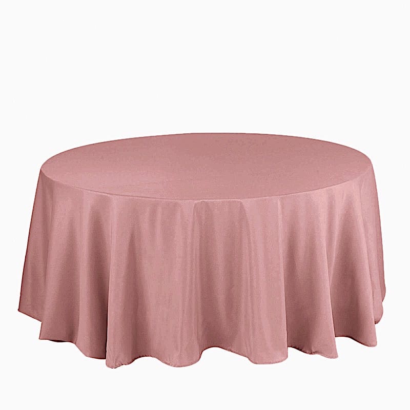 132" Polyester Round Tablecloth Wedding Party Table Linens